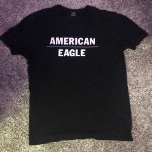 Black american eagle shirt